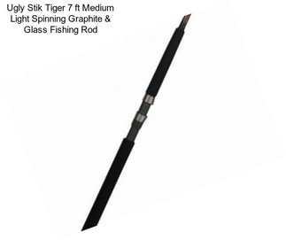 Ugly Stik Tiger 7 ft Medium Light Spinning Graphite & Glass Fishing Rod