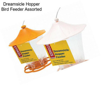 Dreamsicle Hopper Bird Feeder Assorted