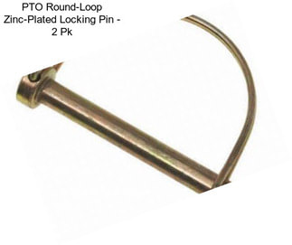PTO Round-Loop Zinc-Plated Locking Pin - 2 Pk