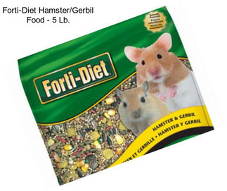 Forti-Diet Hamster/Gerbil Food - 5 Lb.