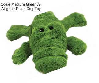 Cozie Medium Green Ali Alligator Plush Dog Toy