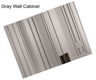 Gray Wall Cabinet