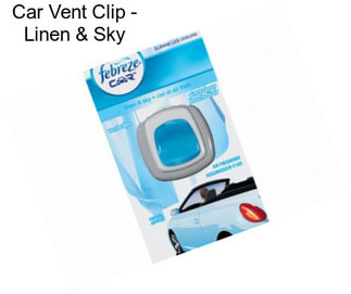 Car Vent Clip - Linen & Sky