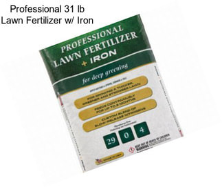 Professional 31 lb Lawn Fertilizer w/ Iron