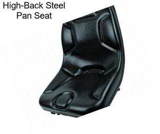 High-Back Steel Pan Seat