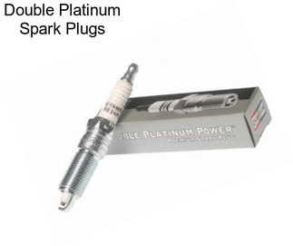 Double Platinum Spark Plugs