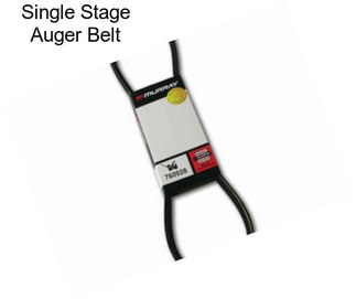 Single Stage Auger Belt