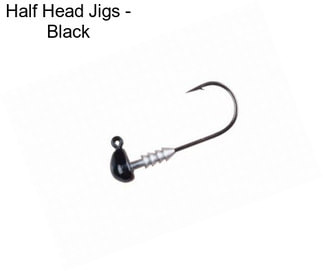 Half Head Jigs - Black