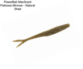 PowerBait MaxScent Flatnose Minnow - Natural Shad