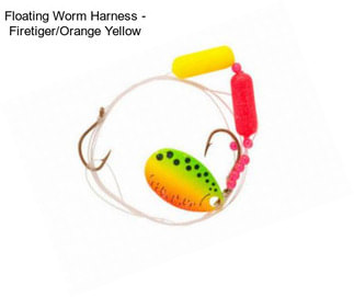 Floating Worm Harness - Firetiger/Orange Yellow
