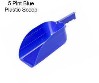 5 Pint Blue Plastic Scoop
