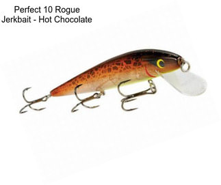 Perfect 10 Rogue Jerkbait - Hot Chocolate