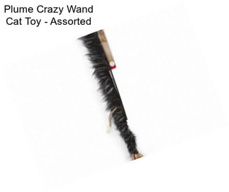 Plume Crazy Wand Cat Toy - Assorted