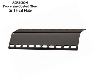 Adjustable Porcelain-Coated Steel Grill Heat Plate
