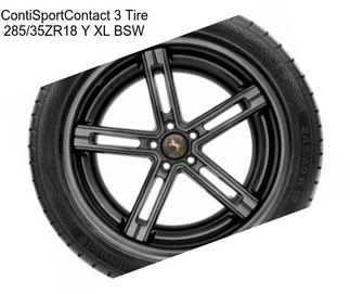 ContiSportContact 3 Tire 285/35ZR18 Y XL BSW