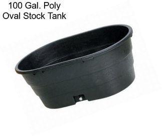 100 Gal. Poly Oval Stock Tank