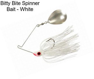 Bitty Bite Spinner Bait - White