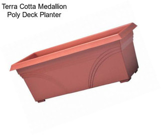 Terra Cotta Medallion Poly Deck Planter