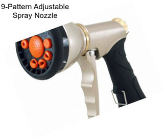 9-Pattern Adjustable Spray Nozzle
