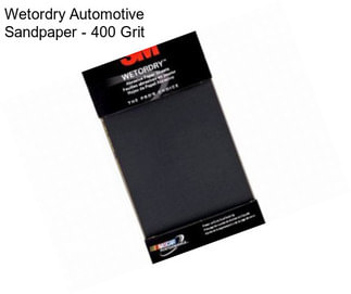 Wetordry Automotive Sandpaper - 400 Grit