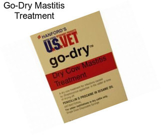 Go-Dry Mastitis Treatment