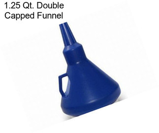 1.25 Qt. Double Capped Funnel