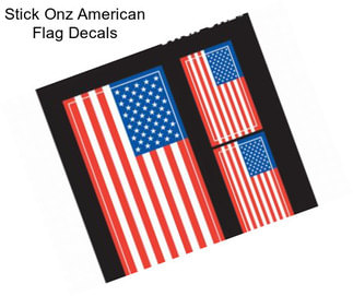 Stick Onz American Flag Decals