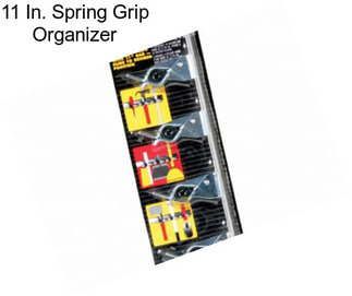 11 In. Spring Grip Organizer