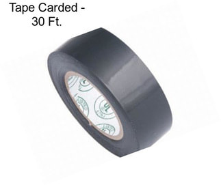 Tape Carded - 30 Ft.