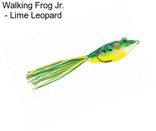 Walking Frog Jr. - Lime Leopard