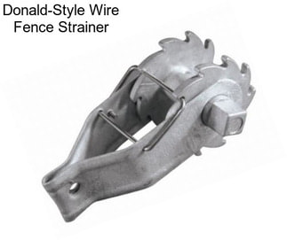 Donald-Style Wire Fence Strainer