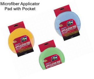 Microfiber Applicator Pad with Pocket