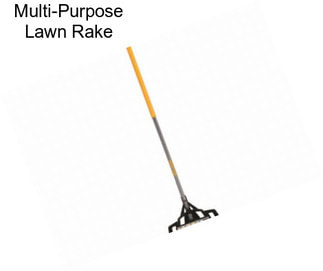 Multi-Purpose Lawn Rake