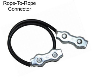 Rope-To-Rope Connector