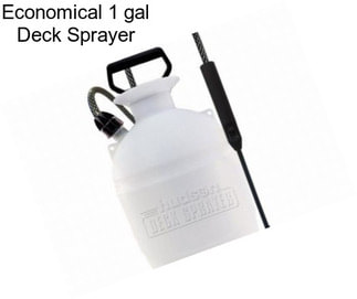 Economical 1 gal Deck Sprayer