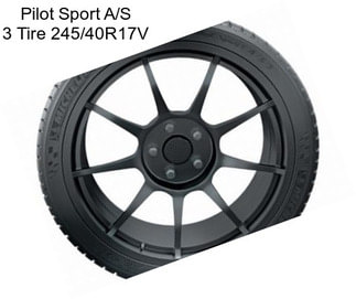 Pilot Sport A/S 3 Tire 245/40R17V