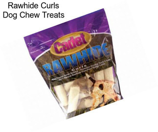 Rawhide Curls Dog Chew Treats