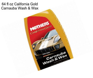 64 fl oz California Gold Carnauba Wash & Wax