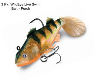 3 Pk. WildEye Live Swim Bait - Perch