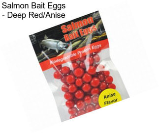 Salmon Bait Eggs - Deep Red/Anise