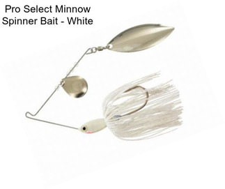 Pro Select Minnow Spinner Bait - White