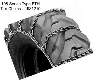 198 Series Type FTH Tire Chains - 1981210