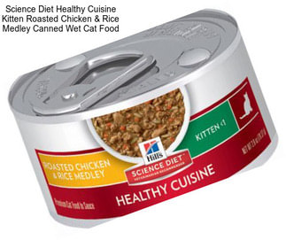 Science Diet Healthy Cuisine Kitten Roasted Chicken & Rice Medley Canned Wet Cat Food