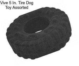 Vive 5 In. Tire Dog Toy Assorted