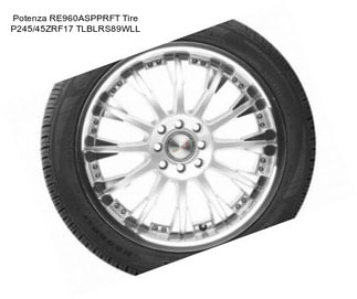 Potenza RE960ASPPRFT Tire P245/45ZRF17 TLBLRS89WLL