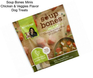 Soup Bones Minis Chicken & Veggies Flavor Dog Treats