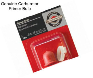 Genuine Carburetor Primer Bulb