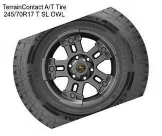 TerrainContact A/T Tire 245/70R17 T SL OWL