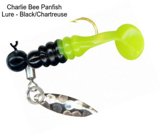 Charlie Bee Panfish Lure - Black/Chartreuse