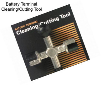 Battery Terminal Cleaning/Cutting Tool